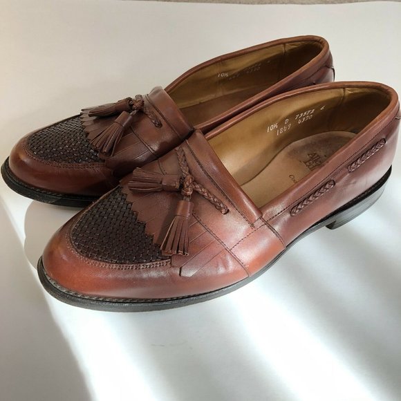 Allen Edmonds Cody Brown Leather Tassled  Loafer main image 9